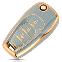 Carcasa De Llave Remota TPU JYQ Con 3 Botones Para Chevrolet Cruze Trax LS Badge Spark Sonic Aveo Tracker Accesorios De Coche - details 2