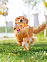 Juguete Interactivo Para Perros Y Gatos Peluche Bola Con Campanas Juguete Masticable De Limpieza Dental Divertido Para Pequeños Grandes Perros Y Gatos Cachorros - details 7