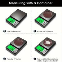 Báscula De Bolsillo Digital Precision 1000g X 0.1g Mini Para Viajes Almacenamiento De Alimentos Joyas En Gramos Y Onzas Con Pantalla LCD Retroiluminada - details 10