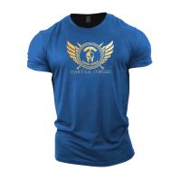 Camiseta De Algodón Para Hombre Estilo Harajuku Callejero Deportiva Fitness Transpirable Elástica Oversized Camiseta De Moda - details 8