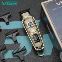 Cortadora De Pelo VGR Para Hombres Vintage Boutique Barber Serie Escultura De Cabello Para Peluquería Hogar Recargable Universal - details 25