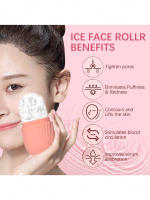 1pc Rodillo De Hielo De Silicona Para El Rostro Y Los Ojos Cuidado Natural De La Piel Alivio De Bolsas Y Ojos Rojos Reutilizable Y Soothing - details 1