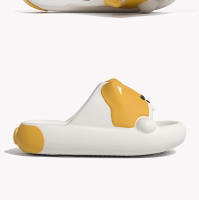 Nuevas pantumplas Corgi para Mujer en Verano con Fondo elegante y antideslizante para baño y Uso al Aire Libre, Lindas sandalias de Pareja con sensación de peces. - details 2