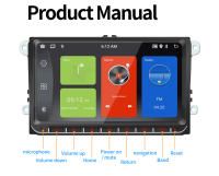 Radio para coche de 9 pulgadas, Android 12, para VW Passat 6 7 CC Polo GOLF 5 6, navegación GPS, Bluetooth, WiFi, Carplay, radio FM, unidad principal con pantalla dividida, con cámara - details 14