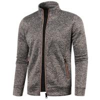 Chaqueta Casual Para Hombres Con Cierre De Cremallera Y Cuello Erguido Sudadera De Calle Exterior Abrigo De Manga Larga Ropa De Hombres M-4XL - details 1