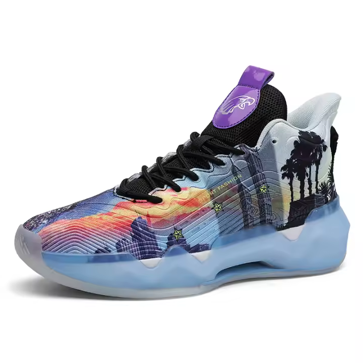 Nuevos Zapatos De Baloncesto Para Hombres Deportivos Y Casual Antideslizantes Transpirables Absorción De Choque Para Parejas Y Estudiantes - 1