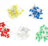Kit De 50-100pcs LED F5 5mm Dióodo Luminoso Blanco Amarillo Rojo Verde Azul Para DIY Electrónica Assorted Kit - details 6