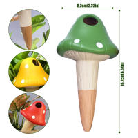 4Pcs Autónomo Riega Plantas Cerámica Portátil Espigas De Sombrilla Self-Watering Pequeño Globos De Riego Terracota Dispositivo De Jardín - details 3