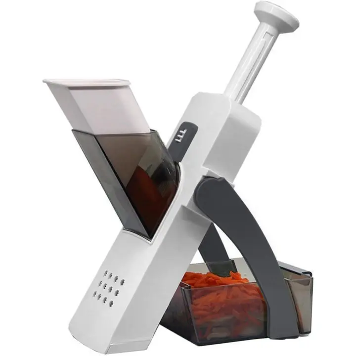 Cortador de Verdura Seguro Multifuncional Mandolina de Cocina Manual - 1