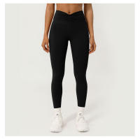 Leggings Deportivos De Ajuste En La Cintura Con Arrugas Para Mujer Levantamiento De Glúteos Sin Línea T Pantalones Cortos De Yoga Fitness Gimnasio Color Sólido - details 9