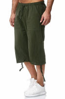 Pantalón casual de lino y algodón para hombre - Estilo deportivo y fresco para verano (longitud 7/8) - details 15