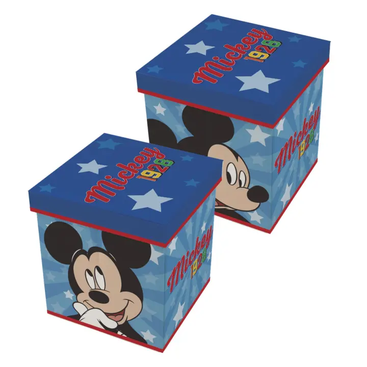 MICKEY MOUSE Taburete Recoge Todo: Organización, Diversión y Comodidad para los pequeños seguidores del querido Mickey. - 1