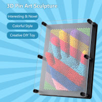Tablero De Arte 3D Con Pinos Para Crear Esculturas DIY Juguete Interactivo Para Niños Y Adultos Tablero De Arte 3D - details 3