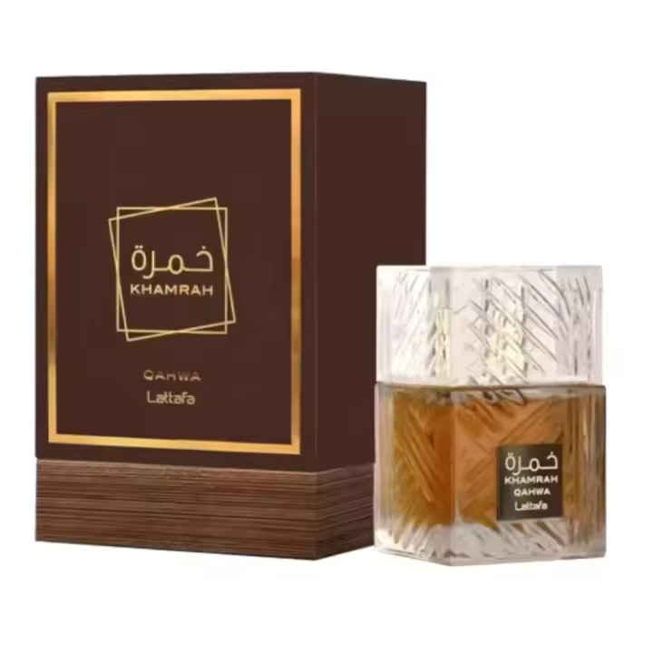 Perfume árabe Khamrah Qahwa EDP para hombres y mujeres de Lattafa de 100 ml. - 1