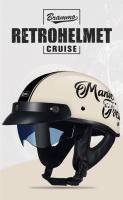 Casco De Motocicleta Retro Para Hombres Y Mujeres Aprobado DOT Con Lente HD Capacidad De Cuatro Estaciones Para Conducción De Scooter - details 15
