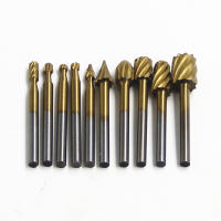 Brocas De Carburo De Titanio Shank Para Taladro Eléctrico Herramientas Rotativas Dremel Para Metal Milling Cutter Y Carpintería - details 5