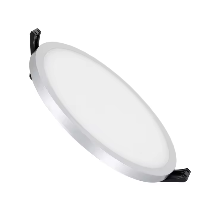 Ledkia Placa LED 16W Circular Slim Surface LIFUD Gris Corte Ø135 mm - 1