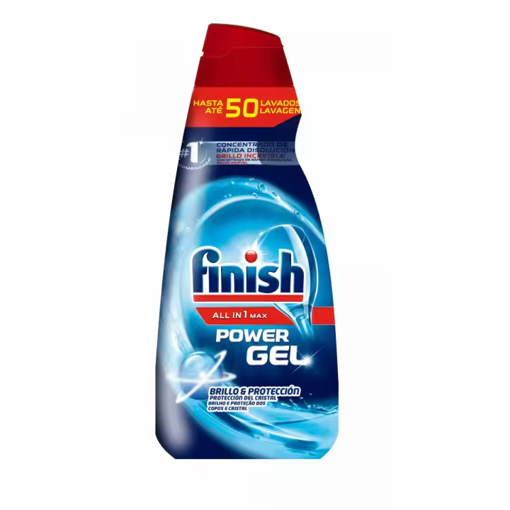 Finish All in 1 Max Power Gel Higiene Regular Lavavajillas 50 lavados - 1