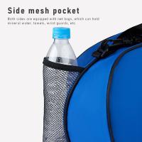Bolsa De Baloncesto Ajustable Con Correa Y Dos Bolsillos De Malla Lateral Bolsa Deportiva Para Baloncesto Y Fútbol Portador De Bolsa De Hombro - details 6