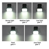 Luz De Bicicleta Frontal LED Recargable Con Silbato Seguridad En Noche Ciclismo Lámpara De Manillar IPX 5 5 Modos De Iluminación Carga Tipo-C - details 3