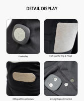 Shorts De Masaje EMS De Microcorriente Inteligente Para Ejercicio De Muslos Y Formación Corporal Adecuados Para Gimnasio Talla M/L Color Negro - details 9