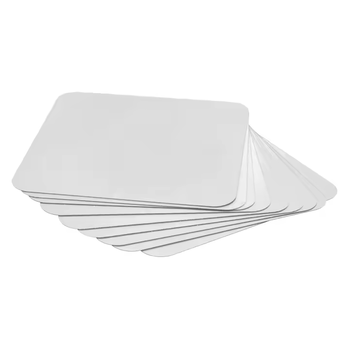 9 piezas/bolsa de pegatinas de pared de espejo cuadrado extraíbles para bricolaje, decoración del hogar, 19,5 x 19,5 cm, 78 piezas de cinta plateada - 1