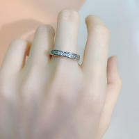 Anillo De Boda Para Mujer ZHOUYANG Clásico Con Cubic Zirconia Micro-insertos Color Rosa Oro Fina Joyería Para Compromiso Y Fiesta - details 9