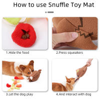 Juguete De Peluche Para Perros Snuffle Interactivo Juego De Actividad Alimenticio Entrenamiento IQ Juguete Masticable Sonoro Animal Lindo Para Entretener a Tu Mascota - details 5