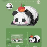 Mini Bloques De Construcción Creativos En Forma De Panda Micro Modelo Diamante Animal Juguetes Para Niños Y Niñas Construcción Ciudadana DIY Regalo Educativo - details 6