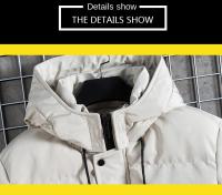 Chaqueta De Fleece Para Hombres Casual Impermeable Y Cálida Con Almohadillas De Poliéster De Alta Calidad Transpirable Y Confortable Para Uso Diario En Otoño E Invierno - details 3