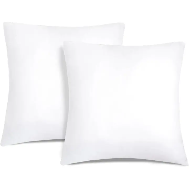 Relleno de Cojín de Fibra Hueca Siliconada de Alta Recuperación 2/4/6 Unidades, Suave, Mullido, Antialérgico. Cojín Decorativo para Casa, Dormitorio, Salón o Coche. (30x50cm) - 1