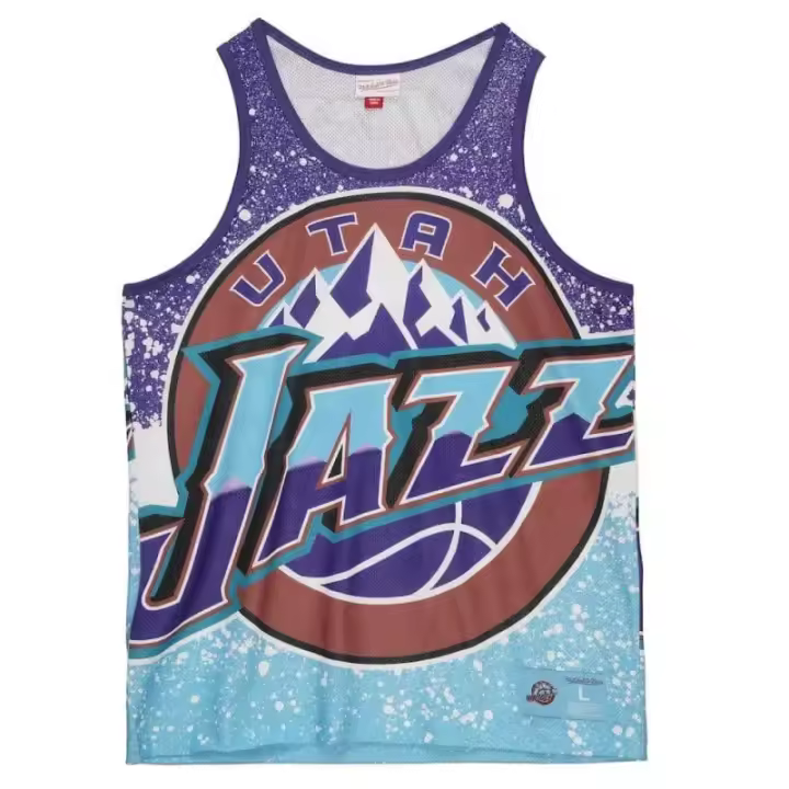 Camiseta Jumbotron Utah Jazz - Mitchell Ness Jersey - 1
