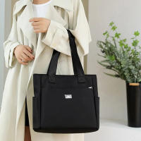 Bolso De Hombro Nylon Impermeable Gran Capacidad Bolso Tote Para Trabajo Escuela Y Viaje Ligero Y Práctico Para Mujer - details 10