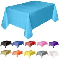 Mantel Desechable De Color Sólido 137x183cm Para Fiesta De Cumpleaños Boda Navidad Decoración De Mesa Rectangular Protección Contra Vísceras Y Aceite - details 0