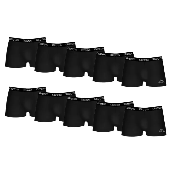 Pack 10 calzoncillos Kappa en color negro para hombre - 1