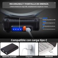 Linterna Frontal LED XPG+COB Con Zoom Recargable USB Y Batería 18650 Para Camping Pesca Y Actividades Al Aire Libre - details 11
