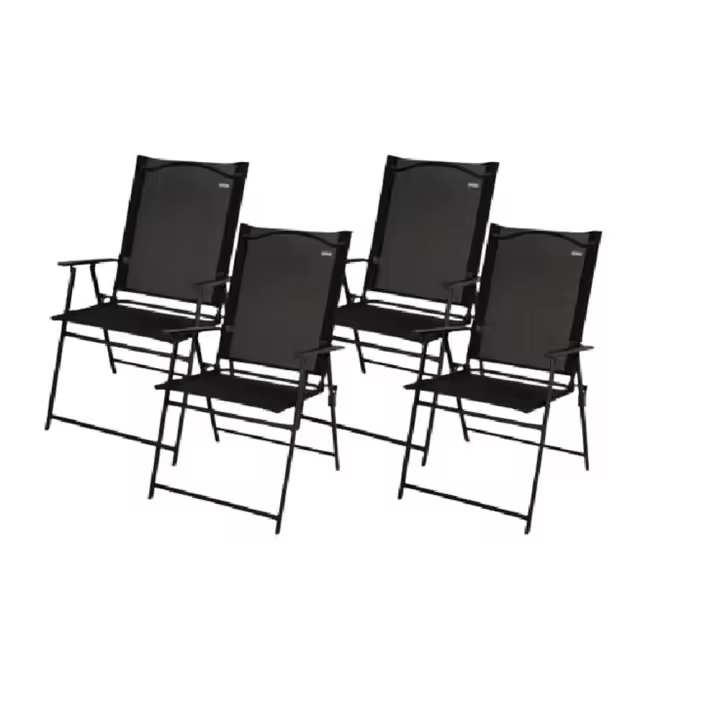Pack de 4 Sillas Jardin Plegables 47X64X95 Cm Textileno 2X1 (Color Baby 61146) - 1