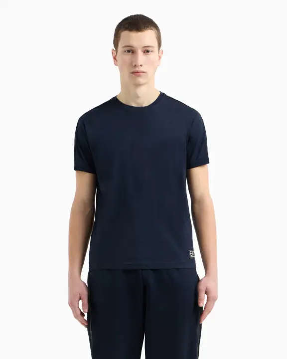 Camiseta Manga Corta Men Armani 138 V25 Marino Amccmv2538Ad - 1