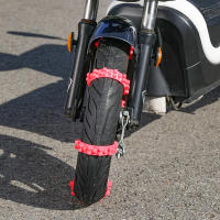 Cadenas De Nieve Para Motocicleta 10Pcs Reutilizables Antideslizantes Seguridad De Emergencia En Invierno Accesorios Para Llantas De Moto - details 2