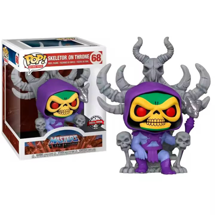 Funko Skeletor Masters del Universo Universe Trono Deluxe exclusivo Throne  Pop Vinyl 68 - 1