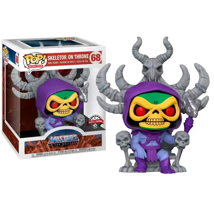 Funko Skeletor Masters del Universo Universe Trono Deluxe exclusivo Throne  Pop Vinyl 68 - 1