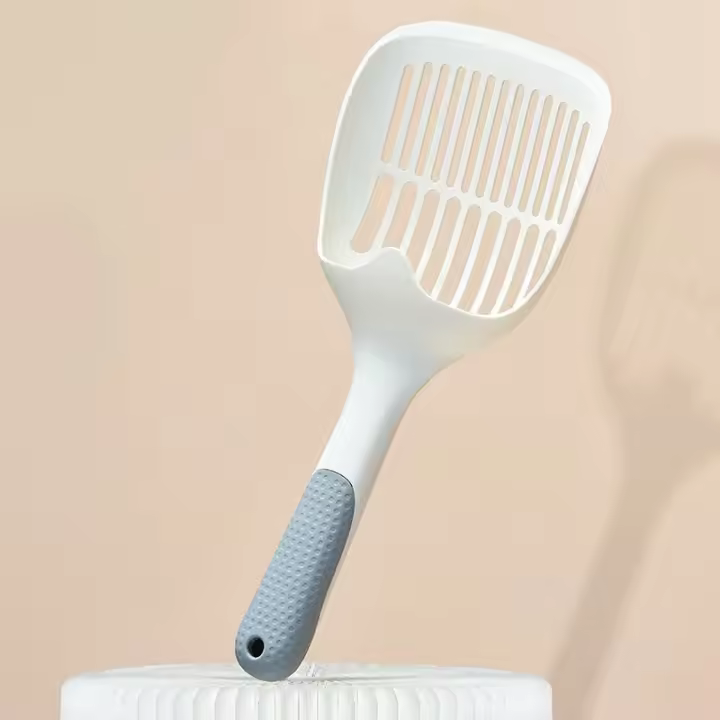 Kimpets Cuchara De Arenero Para Gatos Plástico Con Base Herramienta De Limpieza Del Toilete Para Gatos Y Gatitos Suministros Para Gatos - 1