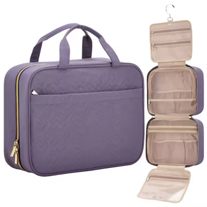Bolsa de ASEO popular, Bolsa de Cosméticos impermeable con Gancho, para Joyas compartamin, Bolsa de almacenamiento de Enviado de viaje de gran capacidad, portátil - 1