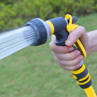 Pistola De Agua De Alta Presión Para Lavar Coche Y Riego Jardín Contraer Y Expresar Agujero De Drenaje Plástico Herramienta De Limpieza - details 3