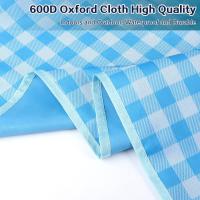 Manta de Pícnic, Manta para Picnic Impermeable 200x200CM, Mantel impermeable para Picnic, Tapete de Picnic Plegable con Asa, Apta para Hacer Senderismo, Viajar, IR de Acampada, Al Aire Libre y Fiesta - details 3