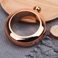 Flasque De Mano Redondo Elegante Para Whiskey Vodka Alcohol 3.5 Oz Accesorios De Bebida Bracelet De Cobre Y Plástico Resistente Al Agua - details 5