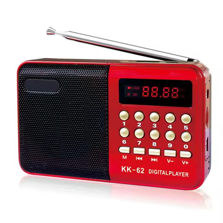 BIT Altavoz Medio Portátil Con Radio FM Digital MP3 Player Soporta Tarjeta TF USB Con Pantalla LED Occkic Multifuncional - 1