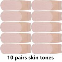 Calcetines Cortos Para Mujer Ultradelgados Antideslizantes Con Fondo De Algodón Transpirables Y Elásticos Para Verano 5/10 Pares - details 5
