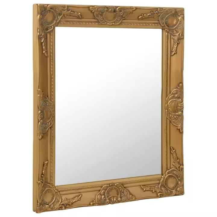Espejo de maquillaje Barroco Dorado 50x60 cm - 1