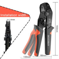 Herramienta De Crimpado De Clavos WOZOBUY SN-48B Para Terminales De Coche 2.8/4.8/6.3mm 22-13AWG Crimpador De Cables Eléctricos Con Manguera Aislada Herramienta Manual De 0.5-2.5 Mm² - details 3